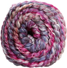 img 2 attached to 🍓 Lion Brand Homespun Yarn - Mixed Berries (Color 411)