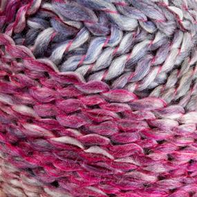 img 1 attached to 🍓 Lion Brand Homespun Yarn - Mixed Berries (Color 411)