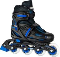 🛼 adjustable inline skates for girls and boys - fits 4 sizes - model 148 by crazy skates логотип