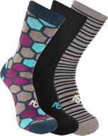 mens bamboo crew socks compression sports & fitness logo