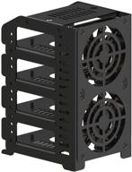 🔥 uctronics raspberry pi cluster with metal rack case: 4 removable layers, cooling fans, and ssd mounting plate - supports raspberry pi 4b, 3b+/3b and other b models logo