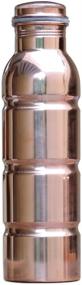 img 4 attached to HealthGoodsIn - Ayurvedic Pure Copper Water Bottle, 1000ml 🍶 (33.8 US Fluid Ounce), Seamless Design, Leakproof and Joint Free