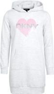 dkny girls casual dress sweatshirt - trendy girls' clothing and dresses logo