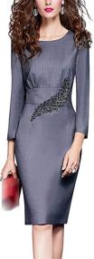 img 4 attached to 👗 Captivating Collection: Premium Elegant Business Cocktail Bodycon Women's Clothing and Dresses