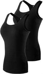 img 3 attached to Performance Compression Athletic Running Racer Back Sports & Fitness in Other Sports