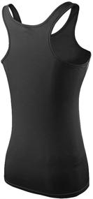 img 2 attached to Performance Compression Athletic Running Racer Back Sports & Fitness in Other Sports