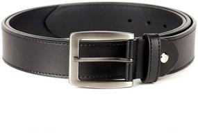 img 1 attached to Tall and Stylish: ANYWALK Men's Belts in Sleek Black