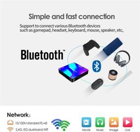 img 1 attached to 📺 X88 PRO 10: 2021 Android TV Box 11.0 with 4GB RAM, 32GB ROM, RK3318 Quad-Core, 3D 4K Smart Box - Dual WiFi, Bluetooth 4.1, Ethernet LAN - Streaming Video Box