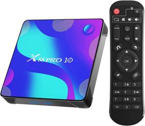 img 4 attached to 📺 X88 PRO 10: 2021 Android TV Box 11.0 with 4GB RAM, 32GB ROM, RK3318 Quad-Core, 3D 4K Smart Box - Dual WiFi, Bluetooth 4.1, Ethernet LAN - Streaming Video Box