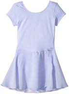 aukareny leotard skirted sleeve ballet girls' clothing: stylish and comfortable attire for young dancers logo