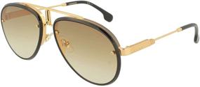 img 3 attached to Gold 🕶️ Carrera Glory Aviator Sunglasses
