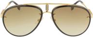 gold 🕶️ carrera glory aviator sunglasses logo