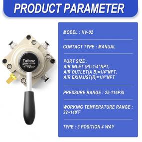 img 2 attached to 🔧 Пневматическая система управления позиционированием Tailonz HV02