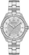 ⌚ женские часы bulova crystal quartz: модель 96l236, элегантность стального оттенка логотип