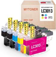 💉 mytoner lc3013 compatible ink cartridge 5-pack for brother mfc-j491dw, mfc-j497dw, mfc-j690dw, mfc-j895dw printers - replacement lc3013 ink set in black, cyan, magenta, yellow logo
