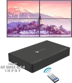 img 3 attached to 📺 gofanco Пророчество 4K HDMI 2х2 Контроллер и Процессор Видеостены для Безупречного Отображения - Коррекция Ободков, Каскадирование и Безвентильное Оформление