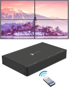 img 4 attached to 📺 gofanco Пророчество 4K HDMI 2х2 Контроллер и Процессор Видеостены для Безупречного Отображения - Коррекция Ободков, Каскадирование и Безвентильное Оформление