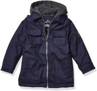 ixtreme boys' wool blend solid jacket logo