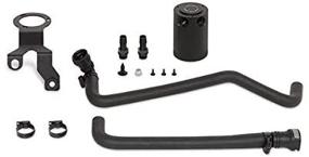 img 4 attached to Enhance Your Ford F-150 V8 Performance with Mishimoto MMBCC-F150-15PBE Baffled Oil Catch Can in Black