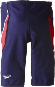 img 1 attached to 🩳 Boys' Speedo Taper Splice Youth Jammer Swimsuit