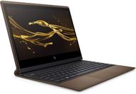 🖥️ renewed hp spectre folio 13-ak0013dx: intel core i7, 8gb ram, 256gb ssd – cognac brown/dark ash silver logo