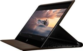 img 2 attached to 🖥️ Renewed HP Spectre Folio 13-ak0013dx: Intel Core i7, 8GB RAM, 256GB SSD – Cognac Brown/Dark Ash Silver