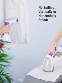 img 2 attached to 💨 BEAUTURAL Steamer for Clothes: Portable Handheld Garment Fabric Wrinkle Remover with Fast 30-Second Heat-up, Auto-Off, and Large Detachable Water Tank