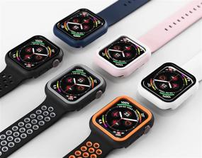 img 1 attached to Dafill For Apple Watch Case 38Mm Series 3/2/1 With Tempered Glass Screen Protector