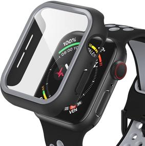 img 4 attached to Dafill For Apple Watch Case 38Mm Series 3/2/1 With Tempered Glass Screen Protector