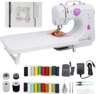 🧵 compact portable sewing machines for beginners | 12 stitches 2 speed with foot pedal | easy household crafting and mending sewing machine logo