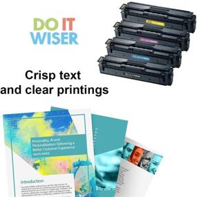 img 3 attached to 🖨️ Do it Wiser Compatible Toner Cartridge Replacement for Samsung CLT-K504S - 4-Pack: Optimal Performance for Samsung Xpress C1860FW C1810W SL-C1860FW SL-C1810FW CLX-4195FW CLP-415NW