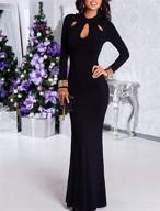 womens elegant sleeve bodycon dress by leezeshaw: dazzle in luxurious women's clothing logo