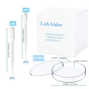 img 3 attached to 💉 Sterile Transfer Pipettes Bundle: 10Pcs x 3ml + 10Pcs x 2ml - High-Quality Lab Equipment