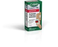 curad quickstop clotting technology bandages logo