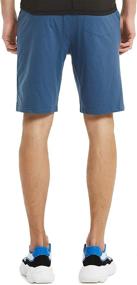 img 2 attached to Zengjo Men's Sweat Shorts: Comfy Cotton French Terry Gym Shorts for Men