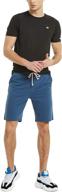 zengjo men's sweat shorts: comfy cotton french terry gym shorts for men logo