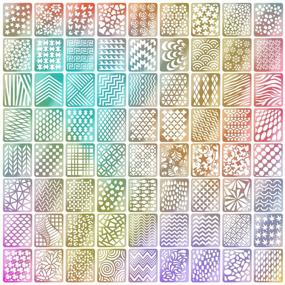 img 4 attached to 🎨 Mudder 72 Designs 144 Nail Vinyls Stencils Nails Stickers Set, 24 Sheets Cute Easy Nail Art Decal Stickers Stencils - Enhanced SEO