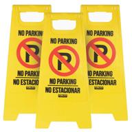 🚧 enhanced visibility: 3-pack of double-sided high-visibility parking signs logo