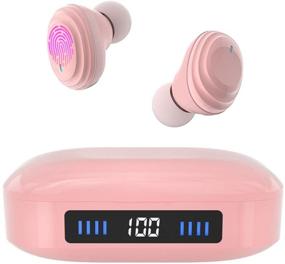 img 4 attached to Sound True 5 0 Bluetooth Earphones Case Easy Pairing IPX7 Waterproof