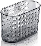 🛁 versatile decorrack bath caddy basket: large size, space saving shower organizer with suction cups, ideal for toiletries and kitchen accessories – bpa free – acrylic plastic (1 pack) logo