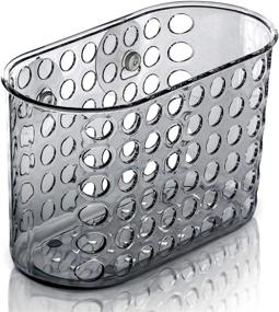 img 2 attached to 🛁 Versatile DecorRack Bath Caddy Basket: Large Size, Space Saving Shower Organizer with Suction Cups, Ideal for Toiletries and Kitchen Accessories – BPA Free – Acrylic Plastic (1 Pack)