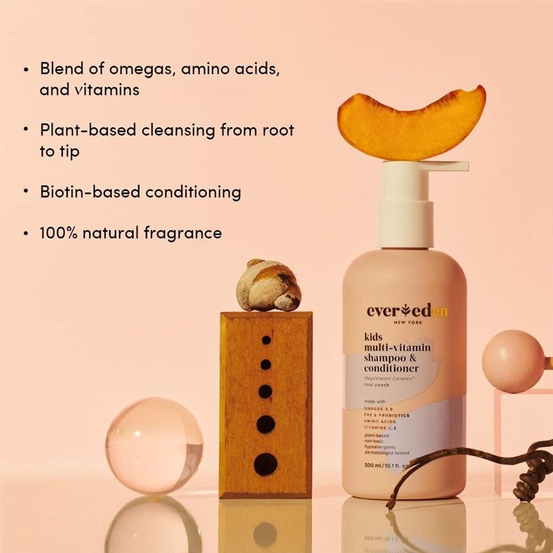Evereden Kids Multi-Vitamin Face Wash Peach - Mini - Cool Peach