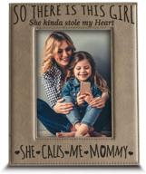 engraved leather picture frame - bella busta | mother-daughter mommy-me bond | 5 x 7 vertical size логотип