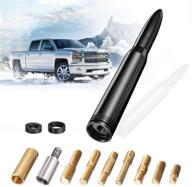 🔧 bingfu vehicle bullet antenna mast: replacing gm chevy silverado 1500/2500/3500 & gmc sierra 1500/2500/3500 trucks logo