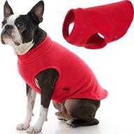 gooby stretch fleece vest dog sweater - ultimate warmth for small to large dogs - stylish winter dog clothes for indoor & outdoor use логотип