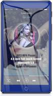 🎧 timoom m7 mp3 player: bluetooth 5.0, full touch 4.0" screen, 16gb hifi lossless sound with speaker, fm radio, recorder - supports tf up to 128gb logo