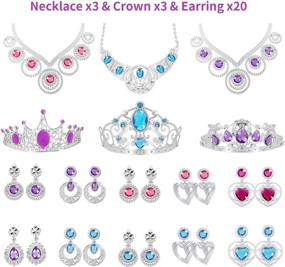 img 1 attached to 👑 Princess TAGI Necklace Bracelet Set
