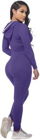 img 2 attached to CoolooC Womens Pockets Bodycon Jumpsuits Women's Clothing for Jumpsuits, Rompers & Overalls