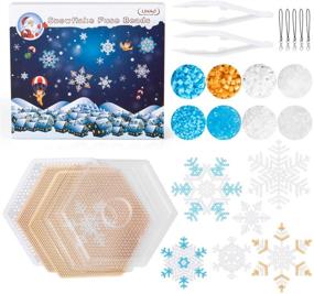 img 4 attached to ❄️ Snowflakes Beads Kit - DIY Snowflake Ornament for Christmas Party - Fun Game & Favor