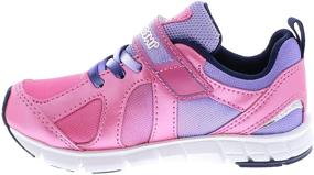 img 3 attached to 👧 TSUKIHOSHI Girls' Shoes: Secure Strap Closure, Machine Washable, Slip Resistant, Non Marking